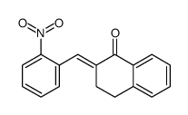 (2E)-2-[(2-nitrophenyl)methylidene]-3,4-dihydronaphthalen-1-one结构式