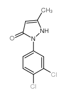 2-(3,4-dichlorophenyl)-5-methyl-4H-pyrazol-3-one structure