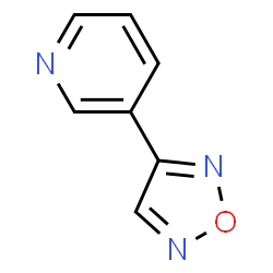 Pyridine, 3-(1,2,5-oxadiazol-3-yl)- (9CI) Structure