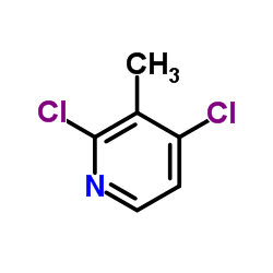 2,4-Dichlor-3-methylpyridin Structure