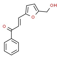 3-(5-HYDROXYMETHYL-FURAN-2-YL)-1-PHENYL-PROPENONE structure