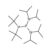 2,2-di-tert-butyl-1,1-bis(diisopropylamino)diphosphane Structure