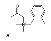 dimethyl-[(2-methylphenyl)methyl]-(2-oxopropyl)azanium,bromide结构式