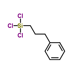 Trichloro(3-phenylpropyl)silane structure