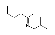 N-(2-methylpropyl)hexan-2-imine Structure