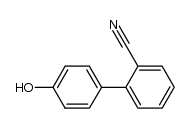 4'-Hydroxy[1,1'-biphenyl]-2-carbonitrile Structure