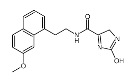 N-[2-(7-methoxynaphthalen-1-yl)ethyl]-2-oxo-1,5-dihydroimidazole-4-carboxamide Structure