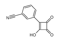 3-(2-hydroxy-3,4-dioxocyclobuten-1-yl)benzonitrile Structure