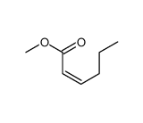 methyl (Z)-hex-2-enoate Structure