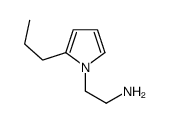 2-(2-propylpyrrol-1-yl)ethanamine结构式