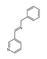 benzyl-pyridin-3-ylmethylene-amine Structure