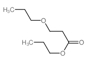 Propanoic acid,3-propoxy-, propyl ester结构式