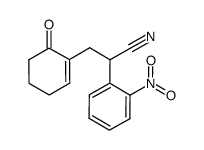 2-[2-cyano-2-(2-nitrophenyl)ethyl]cyclohex-2-enone结构式