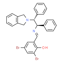 2,4-Dibromo-6-[(E)-[[(1R,2R)-2-(isoindolin-2-yl)-1,2-diphenylethyl]imino]methyl]phenol picture