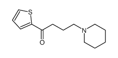 4-piperidin-1-yl-1-thiophen-2-ylbutan-1-one结构式