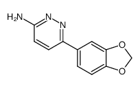 3-amino-6-(3,4-(methylenedioxy)phenyl)pyridazine Structure