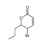 5-bromo-6-propyl-5,6-dihydro-2H-pyran-2-one Structure