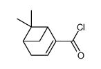 Bicyclo[3.1.1]hept-2-ene-2-carbonyl chloride, 6,6-dimethyl- (9CI)结构式