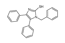 1-BENZYL-4,5-DIPHENYL-1H-IMIDAZOLE-2-THIOL structure