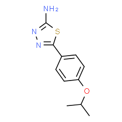 1,3,4-Thiadiazol-2-amine, 5-[4-(1-methylethoxy)phenyl]-结构式