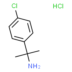 2-(4-Chlorophenyl)propan-2-amine hydrochloride Structure