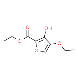 2-Thiophenecarboxylicacid,4-ethoxy-3-hydroxy-,ethylester(9CI) Structure