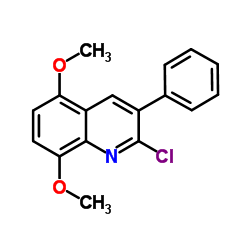 2-Chloro-5,8-dimethoxy-3-phenylquinoline Structure
