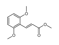 methyl 3-(2,6-dimethoxyphenyl)prop-2-enoate结构式