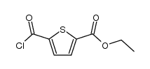 5-carbethoxythiophene-2-carbonyl chloride Structure