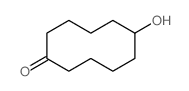 Cyclodecanone,6-hydroxy- Structure