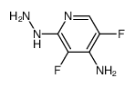 2(1H)-Pyridinone,4-amino-3,5-difluoro-,hydrazone(9CI)结构式