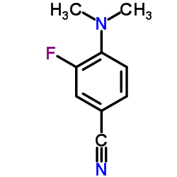 4-(Dimethylamino)-3-fluorobenzonitrile Structure