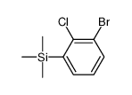 (3-bromo-2-chlorophenyl)-trimethylsilane结构式