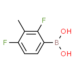 2,4-Difluoro-3-methylphenylboronic acid structure