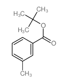 Benzoicacid, 3-methyl-, 1,1-dimethylethyl ester Structure