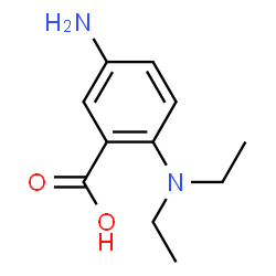 Benzoic acid, 5-amino-2-(diethylamino)- (9CI) structure