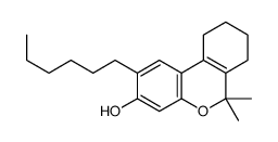 7,8,9,10-Tetrahydro-6,6-dimethyl-2-hexyl-6H-dibenzo[b,d]pyran-3-ol结构式