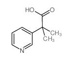 2-甲基-2-(吡啶-3-基)丙酸结构式