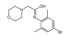 N-(4-bromo-2,6-dimethylphenyl)-2-morpholin-4-ylacetamide结构式