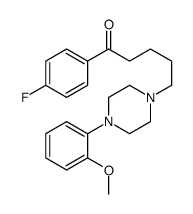 1-(4-fluorophenyl)-5-[4-(2-methoxyphenyl)piperazin-1-yl]pentan-1-one结构式