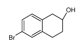 (2S)-6-bromo-1,2,3,4-tetrahydronaphthalen-2-ol Structure