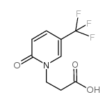 3-(2-OXO-5-(TRIFLUOROMETHYL)PYRIDIN-1(2H)-YL)PROPANOIC ACID Structure