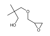 2,2-dimethyl-3-(oxiran-2-ylmethoxy)propan-1-ol结构式