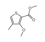 methyl 3-methoxy-4-methylthiophene-2-carboxylate Structure