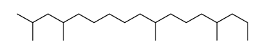2,4,10,14-tetramethylheptadecane Structure