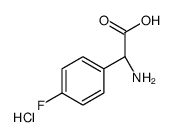 (S)-AMINO-(4-FLUORO-PHENYL)-ACETIC ACID HYDROCHLORIDE Structure