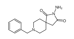 2-Amino-8-benzyl-2,8-diazaspiro[4.5]decane-1,3-dione Structure