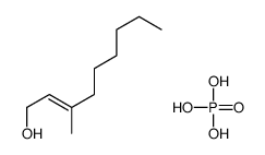 3-methylnon-2-en-1-ol,phosphoric acid Structure