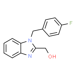(1-(4-fluorobenzyl)-1H-benzo[d]imidazol-2-yl)methanol Structure
