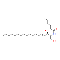 C6 D-threo Ceramide (d18:1/6:0)结构式